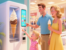 Revolucionando el refresco: máquinas expendedoras de helados Huaxin